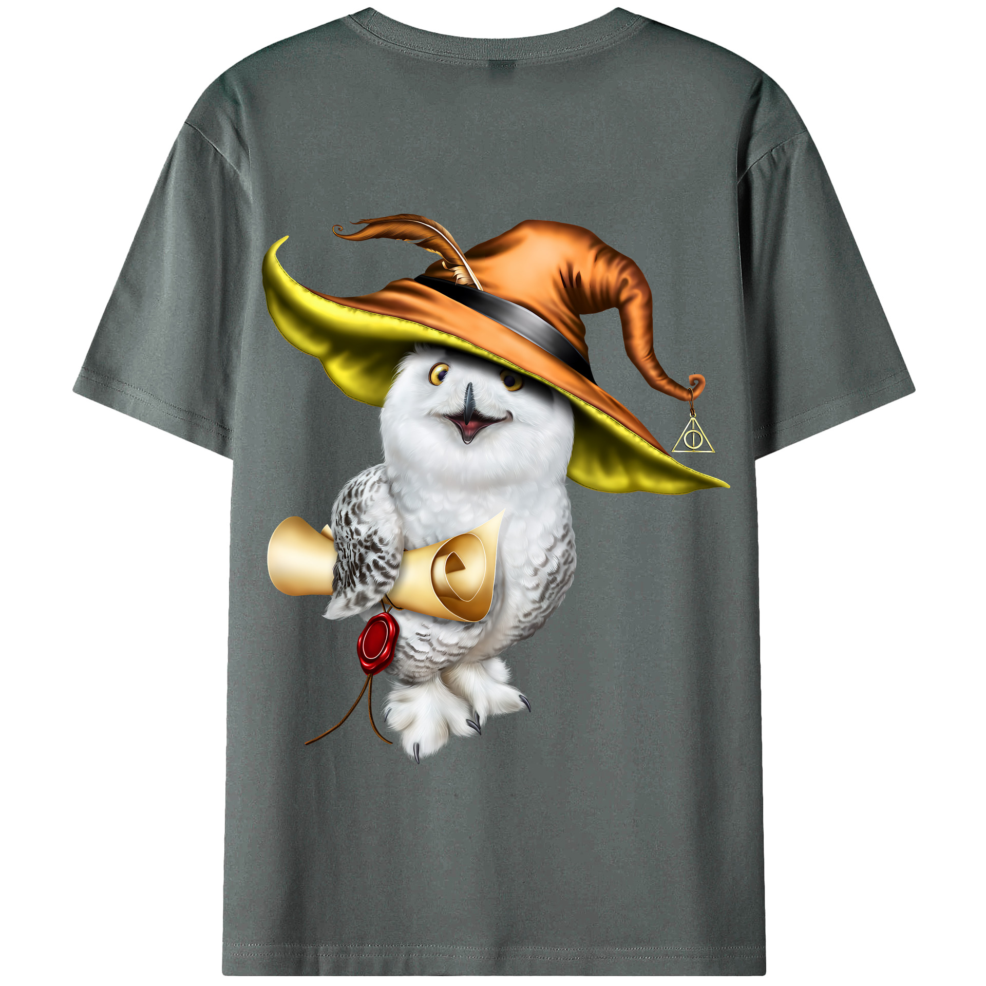 （画像用） Harry Potter ハリー・ポッターシリーズ 綿100％半袖Tシャツ（背面プリント）